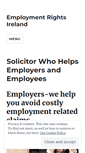 Mobile Screenshot of employmentrightsireland.com