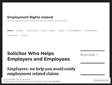 Tablet Screenshot of employmentrightsireland.com